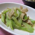 えみんちゅ＊'s cooksnap of when they made 鶏皮とセロリの辛味噌炒め.
