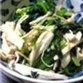 valentino's cooksnap of when they made 蒸し鶏とほうれん草のあっさり和え.