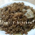 papikun's cooksnap of when they made キムチ☆焼きそば！？なチャーハン☆.