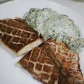 みーたん船長's cooksnap of when they made 皮がパリ旨！真鯛のキノコパセリマヨソース.