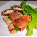 きままなマーシャ's cooksnap of when they made たらの生ハム大葉巻き.