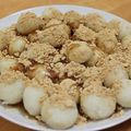 めいふぁん's cooksnap of when they made 美容と健康に！おからの蒸し白玉団子♪.