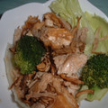 Jock's cooksnap of when they made 鶏と焼き舞茸の中華和え.