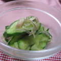 えみんちゅ＊'s cooksnap of when they made みょうがと胡瓜の塩ゴマ油和え〜.