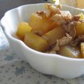 きゅうりのぬかづけ's cooksnap of when they made コロコロ大根と豚バラ肉の炒り煮.