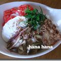 choko-kan's cooksnap of when they made トマトと納豆のぶっかけそうめん.