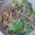 chie-zou88's cooksnap of when they made じゃがいもと牛肉のオイスターソース炒め.