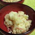 maeとも's cooksnap of when they made マッシュポテトのカリカリベーコンのせ☆.