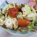 キャシーキャサリン's cooksnap of when they made 超手抜き!キャベツとウインナー炒め.