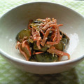 namitora's cooksnap of when they made きゅうりの中華ﾄﾞﾚｯｼﾝｸﾞ炒め.