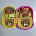 トリプル☆Ｈ's cooksnap of when they made そぼろ弁当（キャラ弁）.
