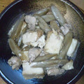 yockie's cooksnap of when they made 厚揚げと鶏とごぼうの煮物.