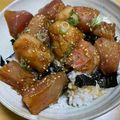 まこきち77's cooksnap of when they made 旨っ！ビンチョウマグロの漬け丼♪.