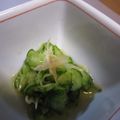 チャン坊のママ's cooksnap of when they made さっぱり♪みょうがときゅうりの酢の物.