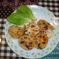 マンサニーリャ's cooksnap of when they made れんこんのはさみハンバーグ.