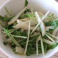 ごーあい's cooksnap of when they made ごぼうと水菜のサラダ★マスタード風味.