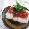 miyuki12's cooksnap of when they made 大葉とトマトのピリ辛冷奴.