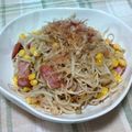 erico56's cooksnap of when they made 材料は何でも☆オイマヨで炒めそーめん☆.
