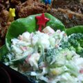 Ｉ☆ＮＡＭＩ's cooksnap of when they made お弁当に♪４色彩りカニブロのりたまサラダ.