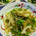 ちあみる's cooksnap of when they made レンコンとピーマンの梅じゃこ炒め.