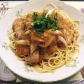 スーパーパリちゃん's cooksnap of when they made 豚肉と長ネギ✿みぞれスープのパスタ.