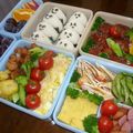みほママ☆'s cooksnap of when they made 運動会弁当に♪うずら目玉のせハンバーグ.