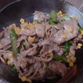 ねこりん222's cooksnap of when they made 豚肉とアスパラガスの味噌炒め.