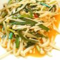coco_pea's cooksnap of when they made ３分調理♪ニラ＆えのきのピリ辛和え.