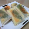 mamiffiy's cooksnap of when they made 焼き春巻き❤in餅・明太・チーズ.