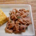 mamida_'s cooksnap of when they made 大葉にんにく醤油で☆豚とにんにくの芽炒め.