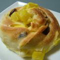 necoron's cooksnap of when they made 素朴なさつま芋のねじりパン.