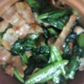 ｓａｗａｗａ＊'s cooksnap of when they made 簡単ホウレン草とベーコンの炒め物♬.
