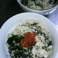ちかぽん０８０３'s cooksnap of when they made 包丁いらず☆手抜き雑炊.
