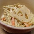 たもたん's cooksnap of when they made 簡単！レンコンとごぼうと人参のサラダ♪.