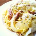 悠おかしゃん's cooksnap of when they made -ウィンナーとキャベ豆乳パスタ-.
