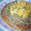 nessy♪'s cooksnap of when they made ニラたまのっけ♡あんかけカタ焼きそば♡.