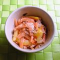 カルン's cooksnap of when they made 人参のツナヨーグルト和え.