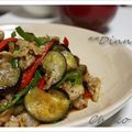 ちゃっちゃ★'s cooksnap of when they made ナスと豚肉のピリ辛炒め.