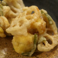 こはがえる's cooksnap of when they made 秋まるごと★レンコンと栗のかき揚げ♪簡単.