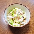 もふもふクロさん's cooksnap of when they made サラダチキンとキャベツのやみつきサラダ♡.