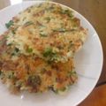 yurikofu's cooksnap of when they made ごはんでチヂミ風納豆おやき（卵不使用）.