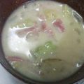 おいしくなあれ♪'s cooksnap of when they made 簡単！アボガドとミルクのあったかスープ.