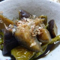 いずみるく's cooksnap of when they made とっても簡単！ナスとピーマンの煮びたし風.