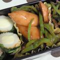 ＊ｈａｎａｃａｆｅ＊'s cooksnap of when they made 簡単お弁当♪ピーマンのケチャップ炒め.