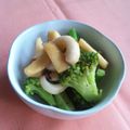枝豆コロ助's cooksnap of when they made ブロッコリーとイカのオイスター炒め.