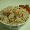 cubi's cooksnap of when they made 鶏肉ときのこの炊き込みご飯【生姜風味】.