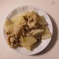 ゆずゆゆ's cooksnap of when they made 大根＊大根葉＊豚肉の中華炒め.