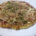 こころさん's cooksnap of when they made 山芋たっぷりのお好み焼き.