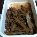 かりゆみ's cooksnap of when they made 牛肉とゴボウの煮物.