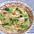 maeとも's cooksnap of when they made 胡麻たっぷり♪鶏ささみのマヨ春雨サラダ.